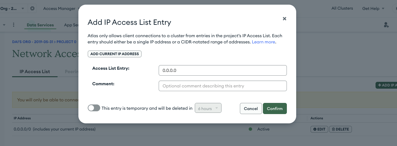 Network access